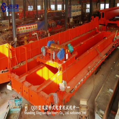 QDY雙梁橋式起重機(jī)試機(jī)！